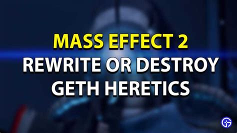 I just could not make sense how destroying the Heretics was considered the Renegade option and rewriting them was considered the Paragon option. . Rewrite heretics or delete